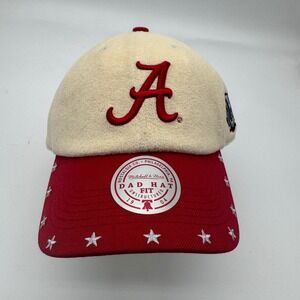 Mitchell & Ness Alabama Crimson Tide Dune Dad Hat Unstructured‎ Cap NEW
